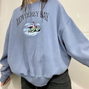 Pacsun oversized crew neck sweatshirt